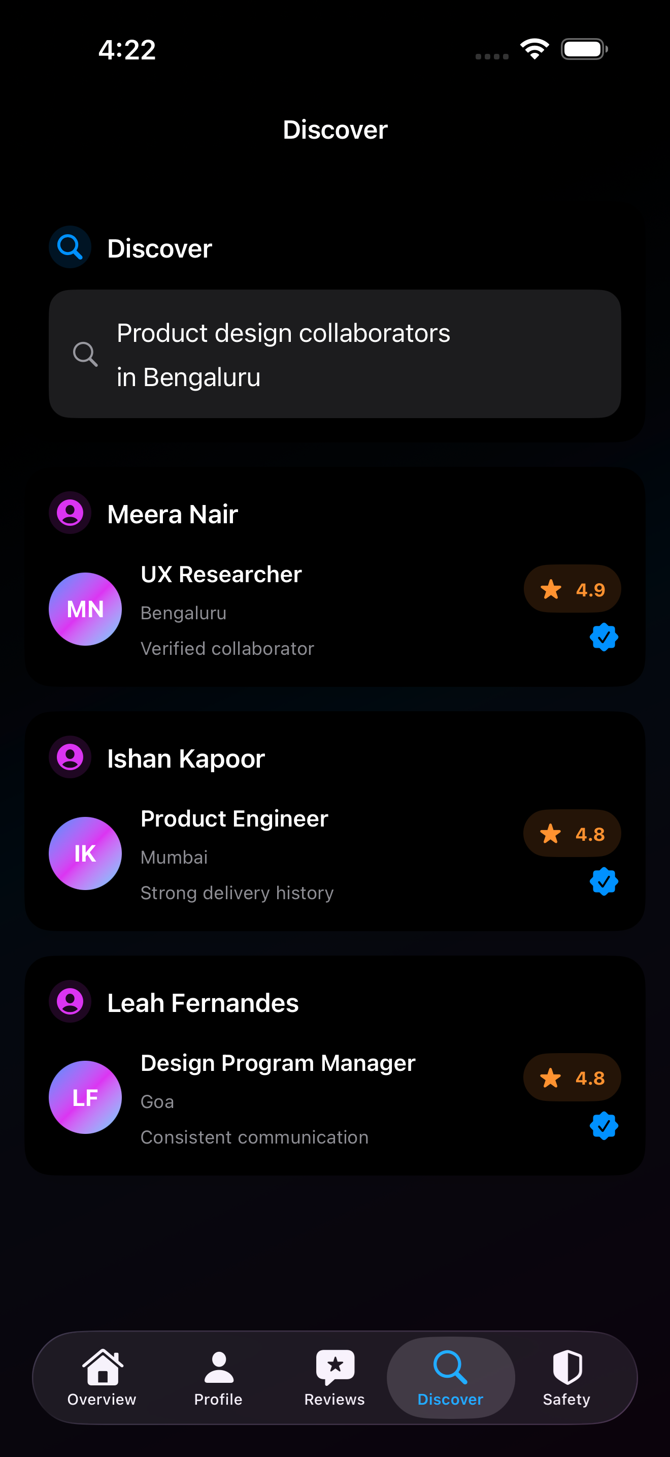 Truvyo discover search screenshot